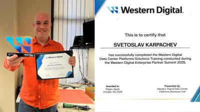 Persy’s Chief Commercial Officer Earns Western Digital Certification for Data Center Solutions