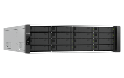 Qnap, ES1686dc-R2-2142IT-96G Дисков масив NAS Active-Active Dual Controller ZFS NAS and iSCSI/ IP-SAN, Intel® Xeon® D-2142IT 1.9GHz 8-core DIMM slots, Up to: 1024GB RDIMM 4x10GbE SFP+,2x1GbE RJ45 700